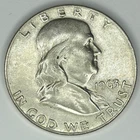 1963-P 90% Silver Franklin Half Dollar U.S. 50c Coin Nice Condition Coin - 02
