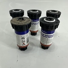 Lot Of 5 Orbit Pop-Up Spray Head Sprinkler with 90* Pattern Nozzle 2"