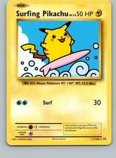 Surfing Pikachu 111108 Secret Rare Xy - Evolutions Lp Surfing Pikachu 111108 Secret Rare Xy - Evolutions Lp