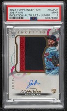 2022 Topps Inception 43/125 Joe Ryan #IAJP-JR PSA 9 MINT Jumbo Patch Auto 1q7