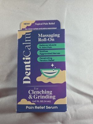 DentiCalm Massaging Roll-On Pain Relief Serum for Clenching & Grinding 0.47 oz