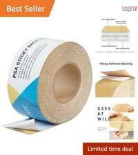 80 Grit PSA Longboard Sandpaper Roll 20 Yard Self-Adhesive for Automotive Woo...