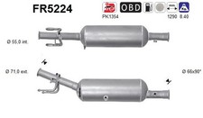 AS DPF Rußpartikelfilter Dieselpartikelfilter FR5224 Cordierit für PEUGEOT 508 1