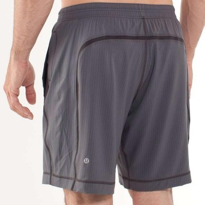 Lululemon Run Response Short Small Lined Athletic Performance 9  Gray Active Gym