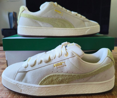 Puma Suede XL ´Warm White-Pistachio Green´ Größe 44.5