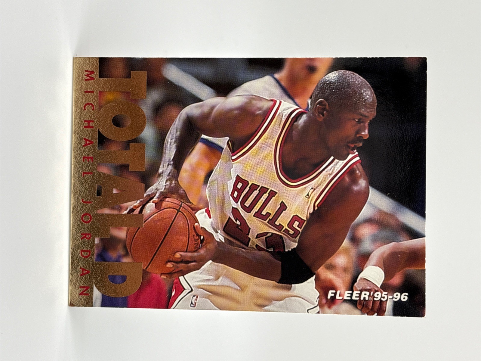 1995-96 Fleer - MICHAEL JORDAN Total D Insert #3 Of 12 Chicago Bulls 