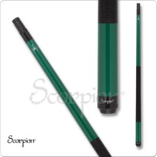 Scorpion SW02 Cue Pool Cue Metallic Green 19o...