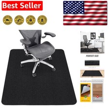 48"x36" Office Chair Mat for Hardwood  Tile Floors - Non-Slip Design
