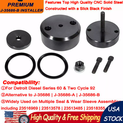 J-35686-B Front Rear Crank Seal Installer For Detroit Diesel Series 60 12.7L 14