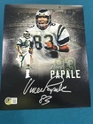 Vince Papale autographed signed 8x10 photo Philadelphia Eagles Beckett Hologram
