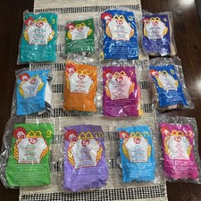 1999 Vtg Ty Beanie Babies Complete Set McDonalds Happy Meal Factory Sealed NEW