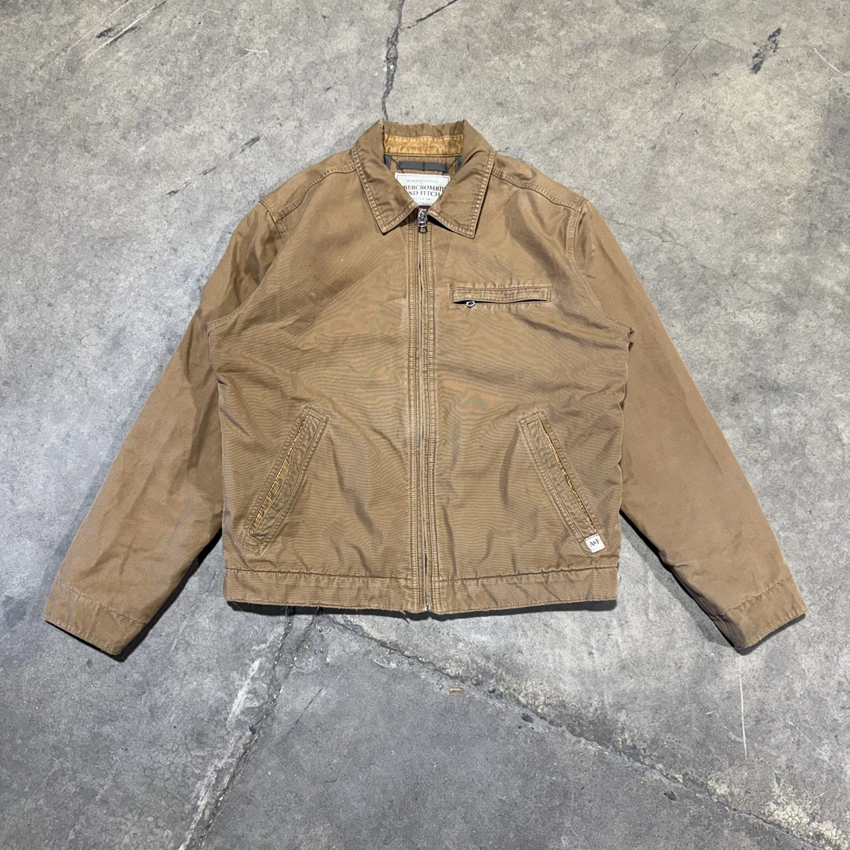 Preços baixos em Abercrombie & Fitch Marrom Casacos, jaquetas e