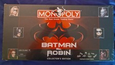 Batman and Robin Monopoly Collector's Edition 1997 Factory Sealed