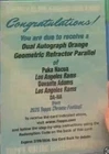 2025 Topps Chrome Davante Adams/Puka Nacua Orange Refractor (RAW)
