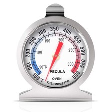 Oven Thermometer 50-300 C 100-600 F Stainless Steel Analog Instant Read Cooking