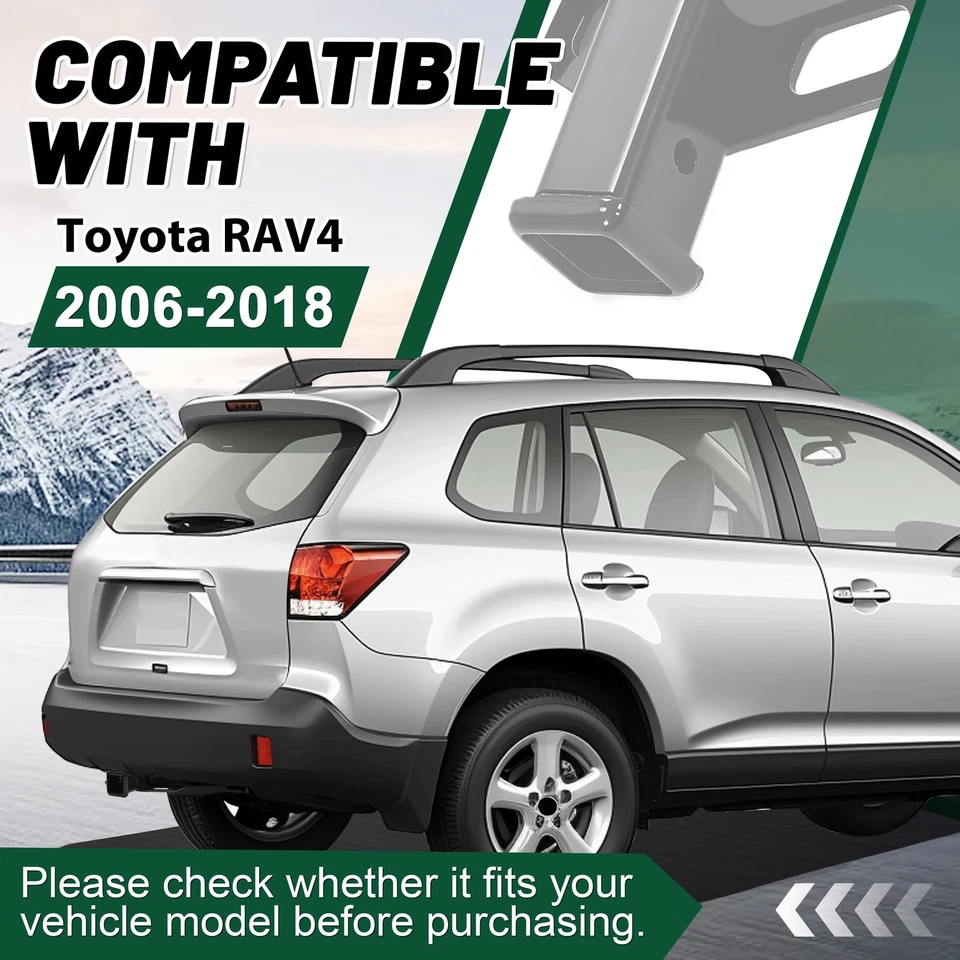 For Toyota RAV4 2006-2017 2018 Class3 Trailer Towing Hitch Receiver Black NEW - Image 2 of 4