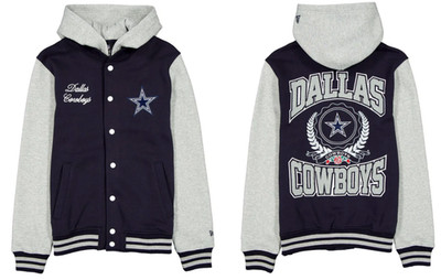 Dallas Cowboys NFL Men Sports Sweatshirt Cotton Casual Hooded Jacket Jersey