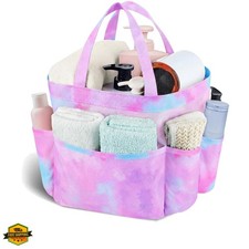 Mesh Shower Caddy Portable, Quick Dry Hanging Shower Tote Bag for College Dor...