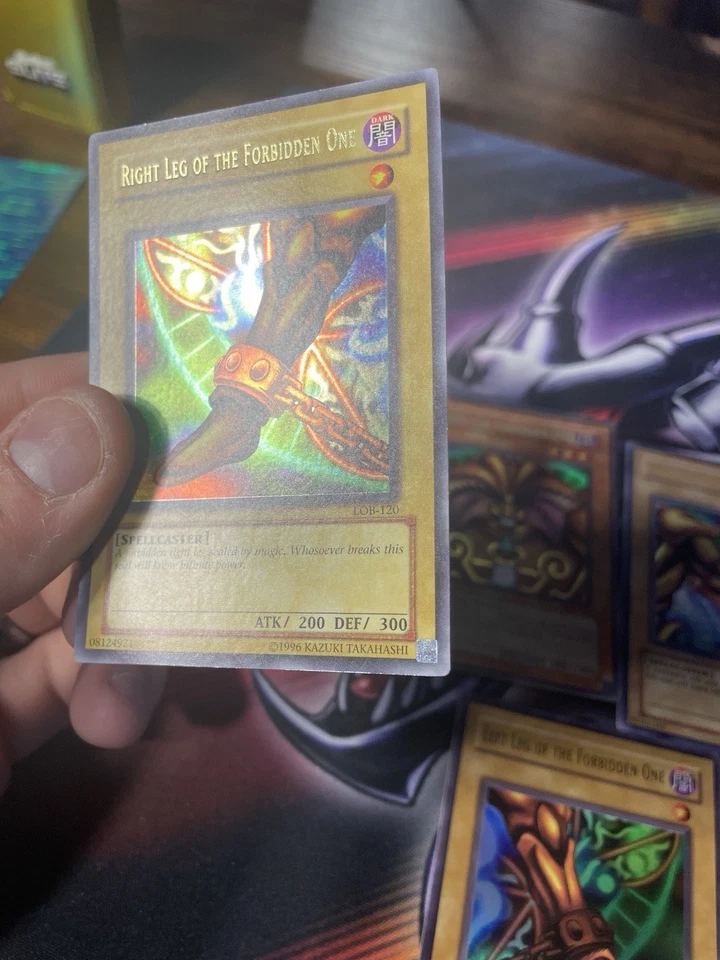 Yu-Gi-Oh Exodia LOB-124 Card Set. 4/5 is 2002 Original! See description   - Image 3 of 4