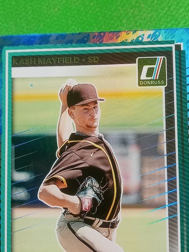 2025 Panini Donruss Kash Mayfield SP Rated Prospect Holo ROCKETS #183 Padres⚾ - Picture 2 of 9