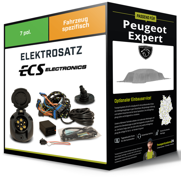 Elektrosatz 7-Pol Spezifisch für Peugeot Expert 06.2016-Jetzt NEU-image