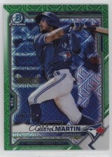 2021 Bowman Chrome Mega Box Green Mojo Refractor /99 Austin Martin #BCP-245 1mc0