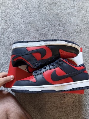 Nike Dunk Low University Red Obsidian DVO833 8.5 Men's