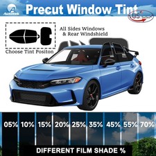 Precut All Sides Window Film Any Tint Shade For Honda Civic Hatchback 2022-2026 Precut All Sides Window Film Any Tint Shade For Honda Civic Hatchback 2022-2026