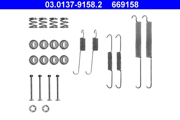 4x ✅Fits ATE 03.0137-9158.2 SPRINGS FOR HAM JAWS.   ⭐UK Seller⭐