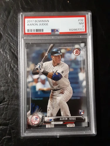 2017 Bowman AARON JUDGE #32 PSA 7 NM Rookie