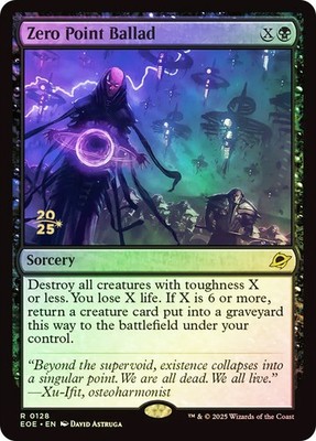 MTG FOIL Zero Point Ballad(Prerelease) (Edge of Eternities)  - Promo #128