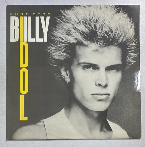 Billy Idol ~ Dont Stop 12" Vinyl Record EX / EX Condition