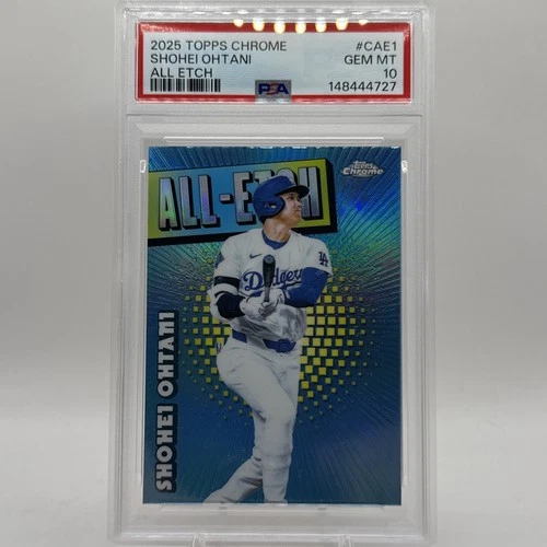 2025 Topps Chrome - All-Etch Shohei Ohtani Refractor #CAE-1 PSA 10