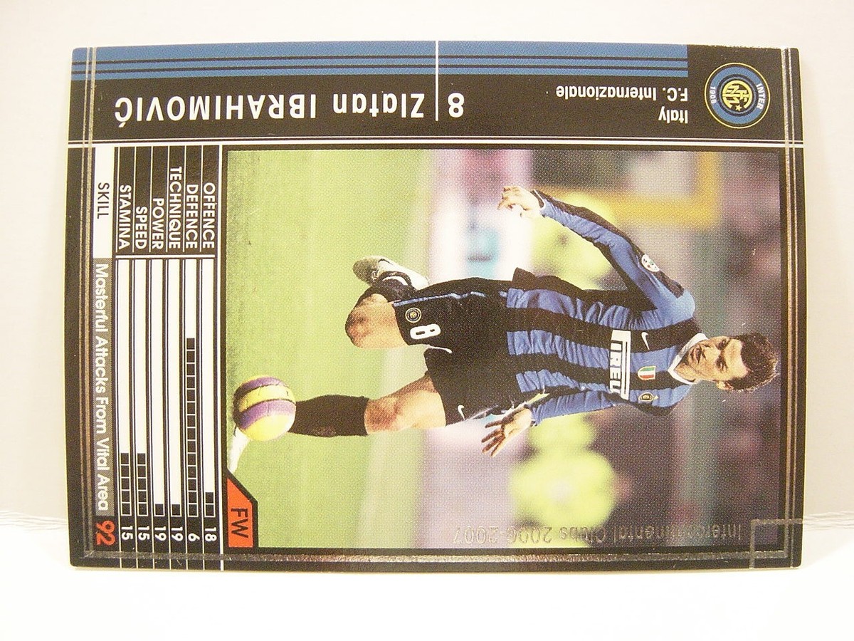 Panini WCCF 2006-07 Zlatan Ibrahimovic 1981 Sweden No.8 FC