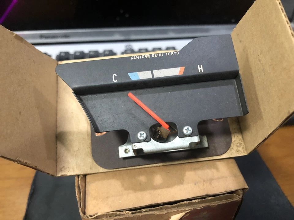 DATSUN 520 521 410 411 Calibre-Termómetro de Temperatura del Agua Genuino Nuevo de Lote Antiguo Japón Foto 2 de 4