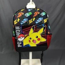 Pokémon Kids' 16" Backpack – Pikachu & Friends Design - School Bag
