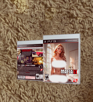 CUSTOM COVER ART ONLY MAFIA II PS3 NO GAME NO CASE