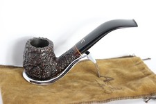 Pfeife, Pipe, Pipa ASCORTI BUSINESS, Bent, Handmade Italy, Ohne Filter
