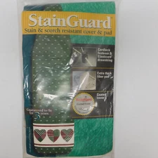 Vtg Stain Guard Seymour Ironing Board Cover W/Pad Farm Patch Pattern Hearts NEW