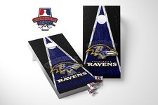 Football Cornhole Board Vinyl Wrap Skins Laminated Decal Sticker Set