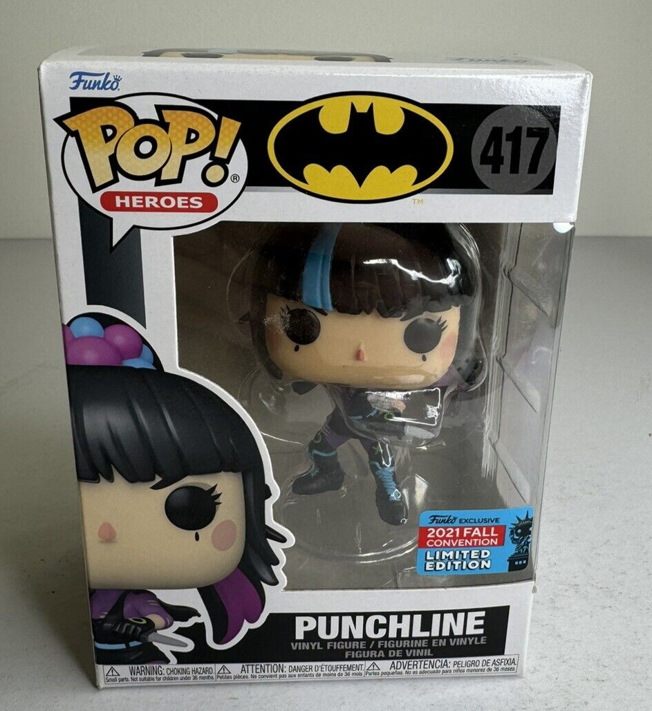 Funko Pop! - Punchline 417 ☆ Dc Universe ☆ Batman ☆ 2021 Fall Convention Limited