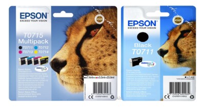 Original Epson Cheetah Tintenpatrone, Stylus DX8450, DX9400, DX9400F SX4300, SET