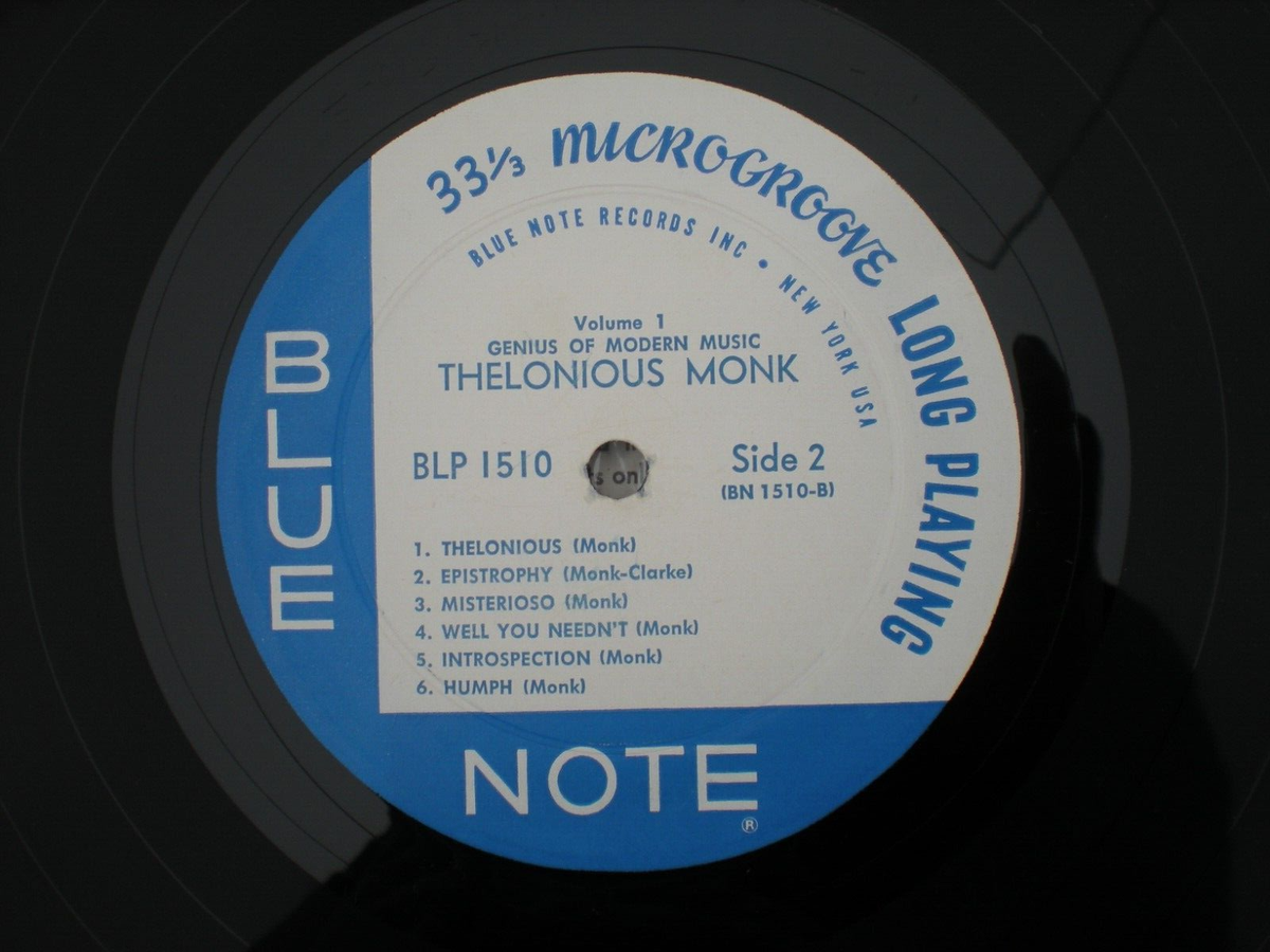 Thelonious MONK Genius Of Modern Music Volume 1 Blue Note BLP 1510