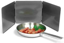Stove Top Non Stick Splatter Guard 3 Sided  9" x 10" adjustable aluminum panels 