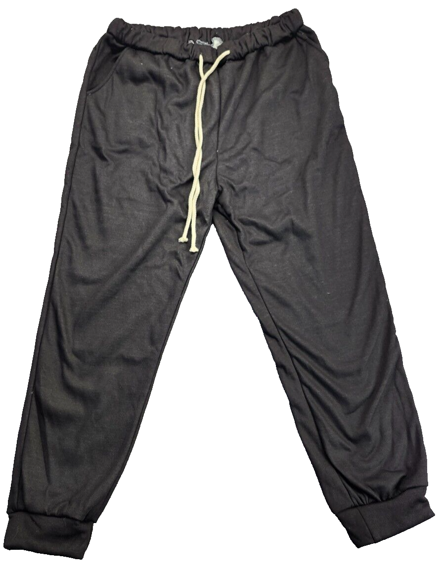 Sweatpants Women Baggy Sherpa Fleece Lined High Waist Joggers Active Size XXL-image