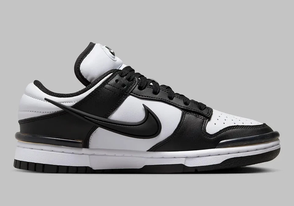 Nike Dunk Zapatos Low Twist 'Panda' Negro Blanco DZ2794-001 Para Mujer Tallas Nuevos Foto 3 de 4