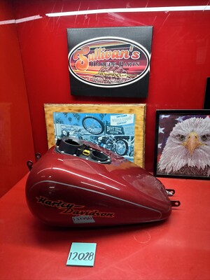 Harley Dyna 2004 Up Superglide Center Fill Gas Fuel Tank 04-17 Fxdx Fxd Oem Genu