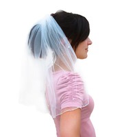 Brautschleier Mit Haarkamm Jga Junggesellinnenabschied Hochzeit Schleier Weiß