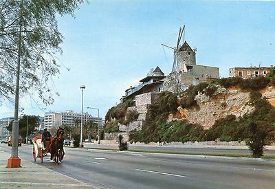 Old Postcard - Molinos Jonquet - Palma de Mallorca