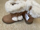 NEW Toddler Paw Patrol White Faux Fur Brown Tan Suede Style Boots RARE 5.5 — photo 2